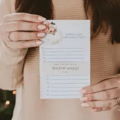 Sweet Water Decor Vintage Santa Tear Off Notepad