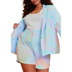 ELOQUII Women&rsquo;s Plus Size Pleat Front Short