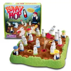 Educational Insights Bunny Hop: Memory & Color Recognition Preschool & Toddler Game, 2-4 Players, Ages 4+