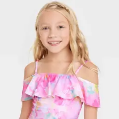 Girls' Flower Daydream One Piece Swimsuit - Cat & Jack&trade;️
