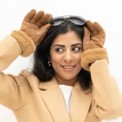 Isotoner Adult Recycled Microsuede Fur Gloves