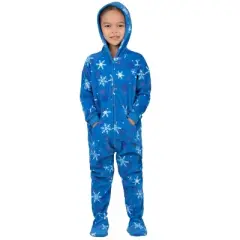 Footed Pajamas - Its A Snow Day Toddler Hoodie Fleece Onesie