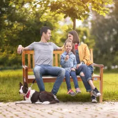 VEVOR Outdoor Bench, 50 inches Wood Garden Bench for Outdoors, Outdoor Garden Park Bench with Backrest and Armrests, 800 lbs Load Capacity Bench