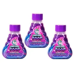 Super Cool Slime: Unicorn Poop Pack Of 3 - 5oz Bottles
