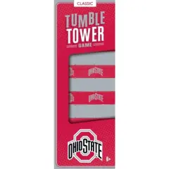 MasterPieces Real Wood Block Tumble Towers - NCAA Ohio State Buckeyes