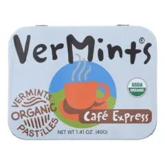 Vermints Cafe Express Organic VerMints Pastilles - Case of 6/1.41 oz