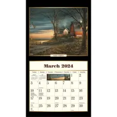 Lang 2024 Wall Calendar 24"x12" Terry Redlin