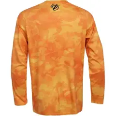 Gillz Contender Series Burnt UV Long Sleeve T-Shirt - Sun Orange
