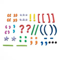 Junior Learning Rainbow Punctuation Marks, 40 Pieces