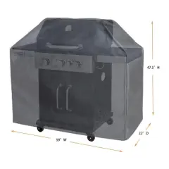 Summerset Shield 26" Grill Cart Cover Ultimate Protection for Your Outdoor Furniture Gold