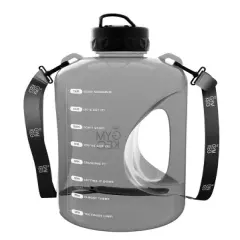 THE GYM KEG 128Oz Water Bottle with Straw Lid - Black