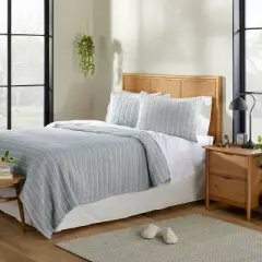 Alternating Stripe Matelass&eacute; Pillow Sham - Hearth & Hand&trade; with Magnolia