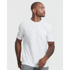 Men's All White Active Crew Neck 6-Pack - True Classic