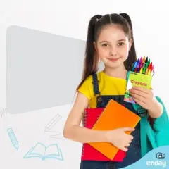 Enday 24 Box Crayons, 2 Pack