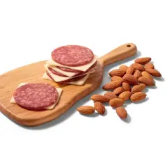 Uncured Genoa Salami, Provolone Cheese and Roasted Almonds Snacker - 2.25oz - Good & Gather&trade;