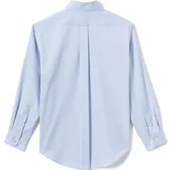 Lands' End School Uniform Boys Long Sleeve No Iron Pinpoint Dress Shirt