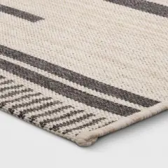 5' x 7' Outdoor Rug Multitier Bars Gray/Cream - Project 62&trade;