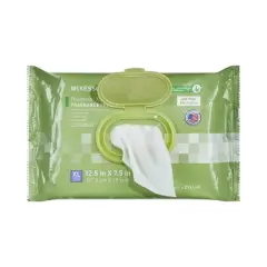 McKesson Flushable* Wet Wipes XL - Aloe & Vitamin E Formula, Gentle on Skin, Plant-Based Adult Cleansing Wipes - Unscented