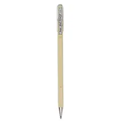 Pentel Arts Hybrid MATTEHOP Gel Roller, 1.0mm, Matte Ivory White Ink, Pack of 12