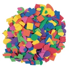 Creativity Street&reg; WonderFoam&reg; Craft Tub, Foam Shapes, Assorted Sizes, 1/2 lb.