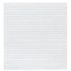 School Smart Skip-A-Line Filler Paper, Un-punched, 8 x 10-1/2 Inches, 200 Sheets