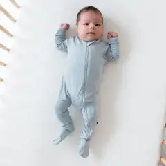 Kyte Baby Zippered Footie in Fog