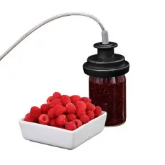 FoodSaver Jar Sealing Kit with Wide-Mouth Regular Jar Sealer and Accessory Hose