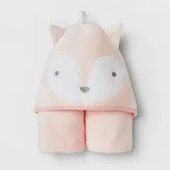 Baby Fox Hooded Bath Towel - Cloud Island&trade; Pink