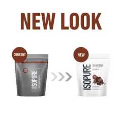 Isopure Low Carb 25g Whey Isolate Protein Powder - Dutch Chocolate - 14 Servings - 1LB