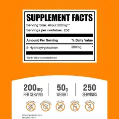 BulkSupplements 5-HTP (5-Hydroxytryptophan) Powder