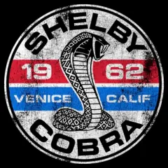 Junior's Shelby Cobra 1962 Logo T-Shirt