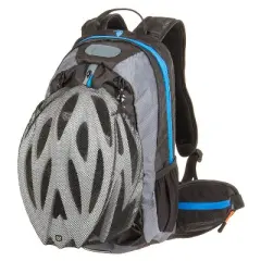 M-Wave|Compact Cycling Backpack with Rigid Spine and Hydration Outlets, Black
