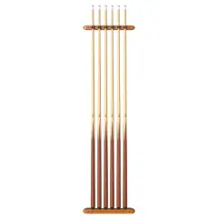 Fat Cat 2-Piece Wall Billiard Pool Cue Rack - Oak
