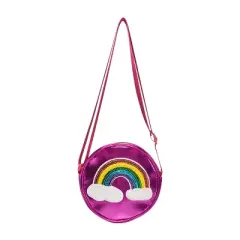 Limited Too Girl's Crossbody Bag in Metallic Purple