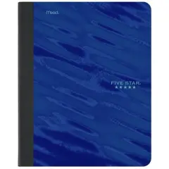 Five Star Active Comp Book Blue Wide Ruled 80ct