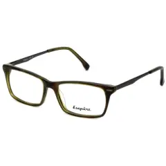 Esquire Designer Reading Glasses EQ1500 in Black 53mm with Case +0.25