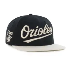 MLB Baltimore Orioles Cantos Hat: Cotton Twill, Adjustable Snapback, Team Logo
