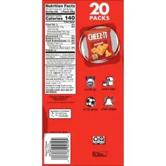 Cheez-It Original Baked Snack Crackers - 1oz - 20ct
