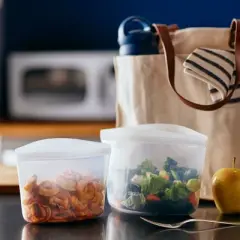 Stasher Reusable Bowls Set - 2 & 4-Cup - 2pk - Clear