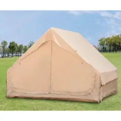 Cesicia Glamping Tents For 4-6 Person, Inflatable Tent With Pump, 4 Season Waterproof Outdoor Tent with 12 Mesh Window