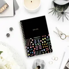 Blue Sky Brook Gossen Planner Pocket 5"x8" Weekly/Monthly Wirebound 15 Month Rainbow City Undated