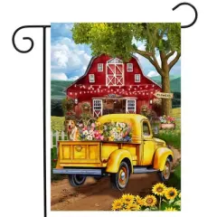 Briarwood Lane Spring Garden Flag 12x18 For Outdoor Flower Farm Truck For Spring Garden Flag Flags For Outside