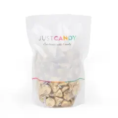 Gold Hershey's Kisses with Almonds Candy Milk Chocolates