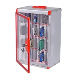 Victor Classroom Cell Phone Lockable Locker, 32 Slots, 12.795"W x 8.61'D x 18.504"H