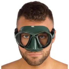 Cressi Adult Free Diving Photographer Low Volume Mask with Silicone Skirt- Metis Quality Since 1946