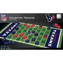 MasterPieces Officially licensed NFL Houston Texans Checkers Board Game for Families and Kids ages 6 and Up