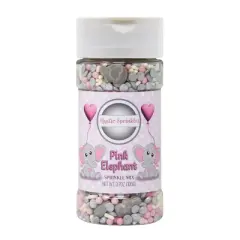 Mystic Sprinkles Pink Elephant Sprinkle Mix 3.7oz