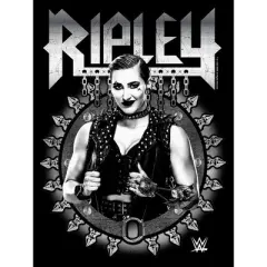 Men's WWE Ripley Black and White Photo T-Shirt