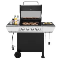 Royal Gourmet 4-Burner BBQ Propane 34000 BTU Gas Grill Black