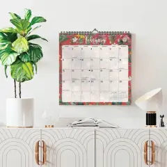 Willow Creek Press 12"x12" 2026 Botanical Nature Spiral Wall Calendar